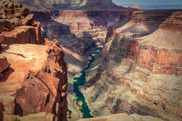 Colorado River in the Grand Canyon from Toroweap
