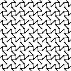 
Vector pattern with symmetrical elements . Repeating geometric tiles from striped elements.Monochrome stylish texture.Black and 
white pattern for wallpapers and backgrounds.