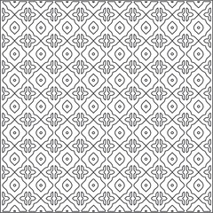 
Vector pattern with symmetrical elements . Repeating geometric tiles from striped elements.Monochrome stylish texture.Black and 
white pattern for wallpapers and backgrounds.