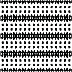 Vector ethnic pattern with symmetrical elements . Repeating geometric tiles from striped elements.Monochrome texture.Black and 
white pattern for wallpapers and backgrounds.