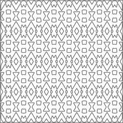 
Vector pattern with symmetrical elements . Repeating geometric tiles from striped elements.Monochrome stylish texture.Black and 
white pattern for wallpapers and backgrounds.