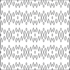 Vector pattern with symmetrical elements . Repeating geometric tiles from striped elements.Monochrome stylish texture.Black and 
white pattern for wallpapers and backgrounds.