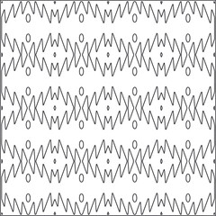 Vector pattern with symmetrical elements . Repeating geometric tiles from striped elements.Monochrome stylish texture.Black and 
white pattern for wallpapers and backgrounds.