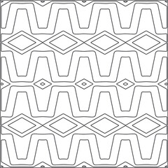 Vector pattern with symmetrical elements . Repeating geometric tiles from striped elements.Monochrome stylish texture.Black and 
white pattern for wallpapers and backgrounds.