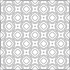 Vector pattern with symmetrical elements . Repeating geometric tiles from striped elements.Monochrome stylish texture.Black and 
white pattern for wallpapers and backgrounds.