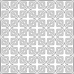 Vector pattern with symmetrical elements . Repeating geometric tiles from striped elements.Monochrome stylish texture.Black and 
white pattern for wallpapers and backgrounds.