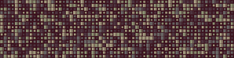 Abstract Geometric Pattern generative computational art illustration