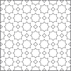 Vector pattern with symmetrical elements . Repeating geometric tiles from striped elements.Monochrome stylish texture.Black and 
white pattern for wallpapers and backgrounds.