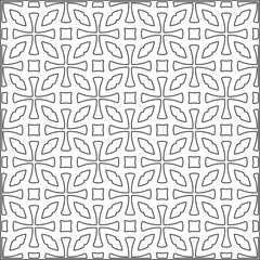 Vector pattern with symmetrical elements . Repeating geometric tiles from striped elements.Monochrome stylish texture.Black and 
white pattern for wallpapers and backgrounds.