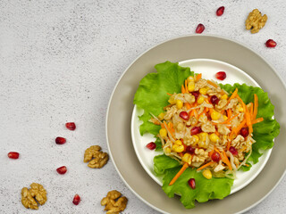 Vitamin salad from antioxidant products