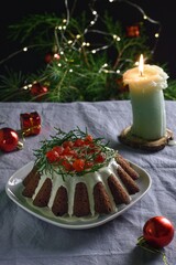 chocolate christmas cupcake