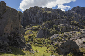 Rock and sky