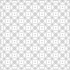 Vector pattern with symmetrical elements . Repeating geometric tiles from striped elements.Monochrome stylish texture.Black and 
white pattern for wallpapers and backgrounds.