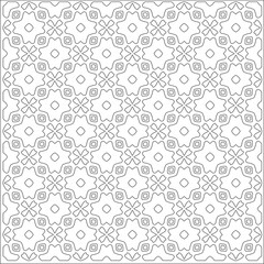 Vector pattern with symmetrical elements . Repeating geometric tiles from striped elements.Monochrome stylish texture.Black and 
white pattern for wallpapers and backgrounds.
