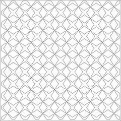 Vector pattern with symmetrical elements . Repeating geometric tiles from striped elements.Monochrome stylish texture.Black and 
white pattern for wallpapers and backgrounds.