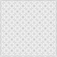 Vector pattern with symmetrical elements . Repeating geometric tiles from striped elements.Monochrome stylish texture.Black and 
white pattern for wallpapers and backgrounds.