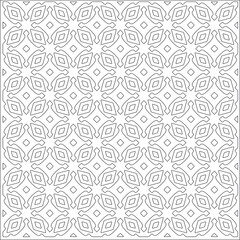 Vector pattern with symmetrical elements . Repeating geometric tiles from striped elements.Monochrome stylish texture.Black and 
white pattern for wallpapers and backgrounds.