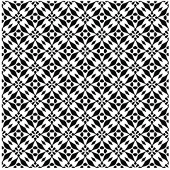 Seamless vector pattern in geometric ornamental style. Black  pattern.Design element for prints, backgrounds, template, web pages 
and textile pattern. Geometric art.