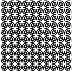 Seamless vector pattern in geometric ornamental style. Black  pattern.Design element for prints, backgrounds, template, web pages 
and textile pattern. Geometric art.