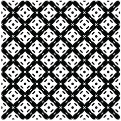 Seamless vector pattern in geometric ornamental style. Black  pattern.Design element for prints, backgrounds, template, web pages 
and textile pattern. Geometric art.