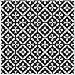 Seamless vector pattern in geometric ornamental style. Black  pattern.Design element for prints, backgrounds, template, web pages 
and textile pattern. Geometric art.