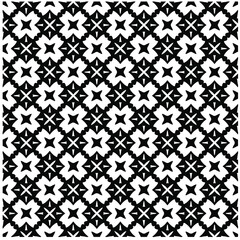 Seamless vector pattern in geometric ornamental style. Black  pattern.Design element for prints, backgrounds, template, web pages 
and textile pattern. Geometric art.