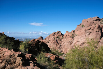 rocks in the mountains
