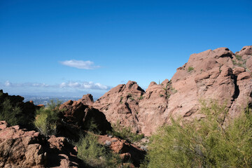 rocks in the mountains
