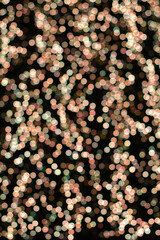 Bokeh Lights; Peach Tones with White