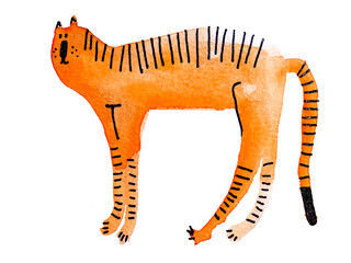 Tiger illustration.