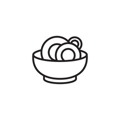 noodles icon design vector templates