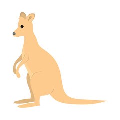 cartoon kangaroo icon