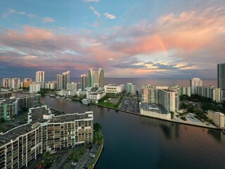 Hallandale and Miami Beach Florida after a Storm