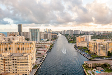 Hallandale and Miami Beach Florida after a Storm