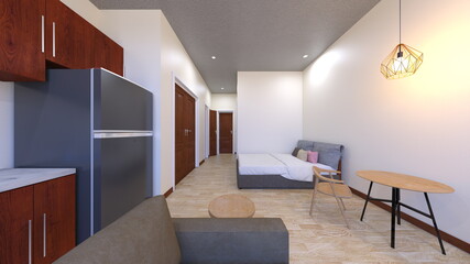 広々としたワンルーム