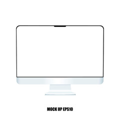 monitor vector ,mockup monitor , screen monitor , EPS10