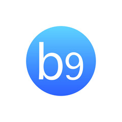 Obraz premium Vitamin b9 and structure. Medicine capsule, Blue substance. 3D Vitamin complex with chemical formula. Personal care and beauty concept. Vector illustration