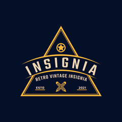 Classic Vintage Retro Label Badge Insignia Logo Design for Business Design Template