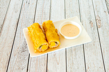 Sushi lovers will rejoice. sushi roll with chicken Bold Ichiban Style Chicken brings the classic Japanese dish to your kitchen