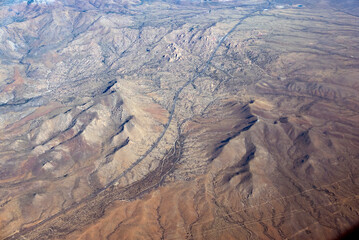 Interstate I-10 in Arizona with Texas Canyon rest area and Dragoon Mountains