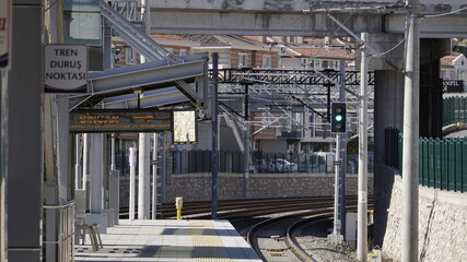 train in the station