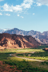 landscape with sky and clouds