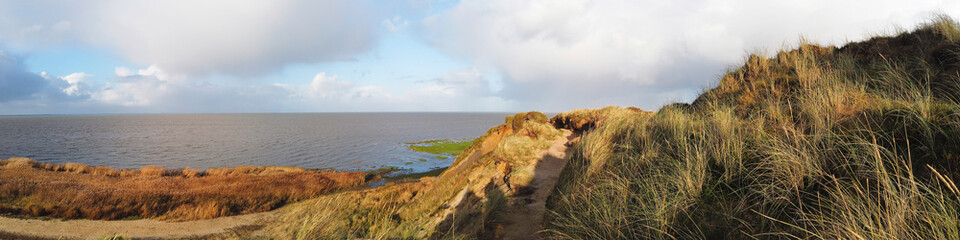 The Morsum Cliff at the Island Sylt, Germany, Europe.
