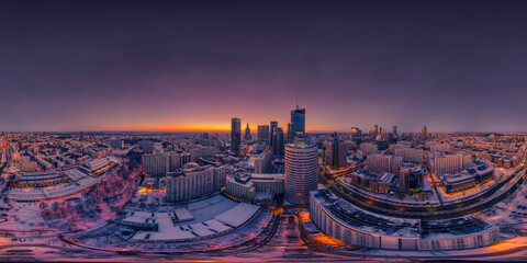 Warszawa - panorama sferyczna 360