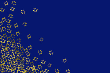 Gwiazdy na niebieskim tle. © elisabeth3