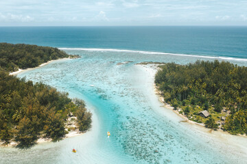 French Polynesia Island in South Pacific Ocean Mo'orea, Tahiti, Fakarava