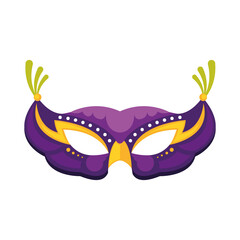 violet mask design