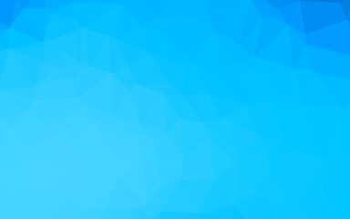 Obraz premium Light BLUE vector blurry triangle pattern.