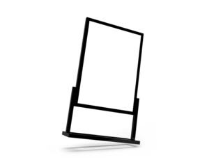 Neon Sign Box 3D Illustration Mockup Scene