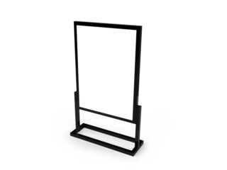 Neon Sign Box 3D Illustration Mockup Scene